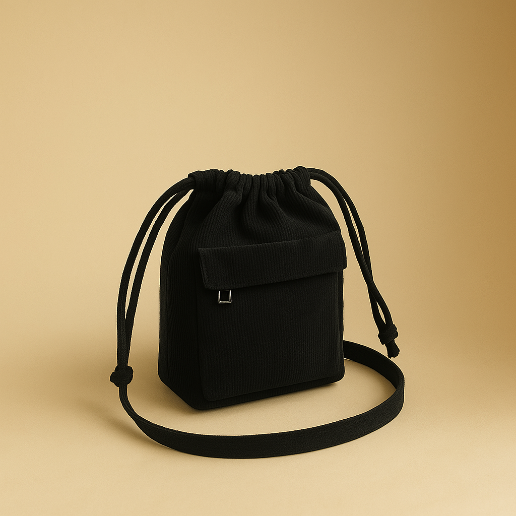 Sac à main bandoulière velours côtelé - Vivélis