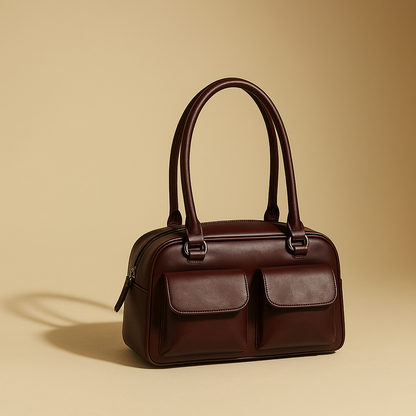 Sac à main en Cuir PU à poches - Divalis