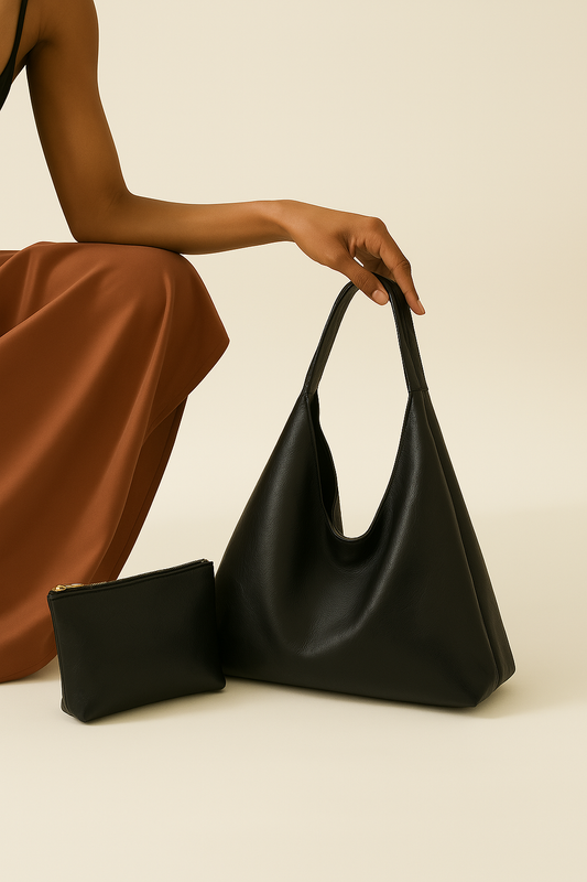 Sac à main cabas en cuir rétro - Alézia
