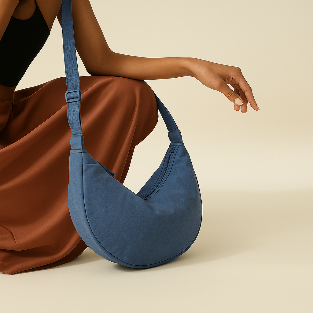 Sac à main bandoulière banane - Noélia