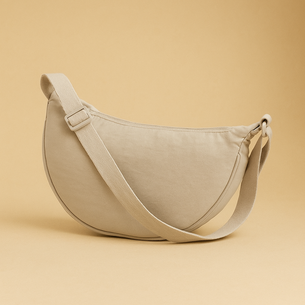 Sac à main bandoulière banane - Noélia