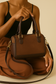 Sac à main bandoulière Daim - Iséa