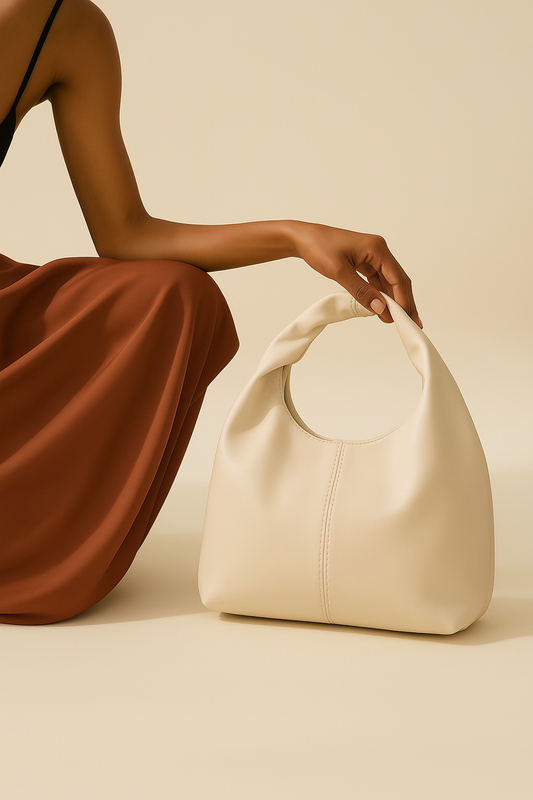 Sac à main torsadé en Cuir Pu - Velista